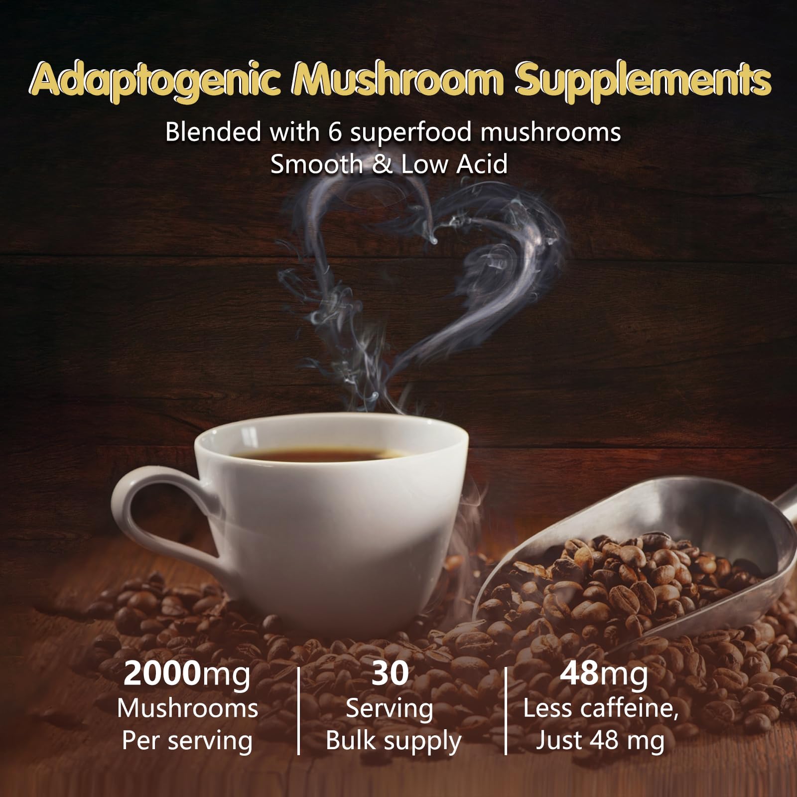 Balincer Mushroom Coffee Blend ingredients list