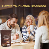 Balincer Mushroom Coffee Blend lifestyle scene with coffee