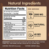 Balincer Mushroom Coffee Blend with coffee cup and mushrooms