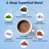 Balincer Mushroom Hot Cocoa prepared in a cup with steam