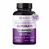 BallBuff Magnesium Glycinate 400mg supplement front view