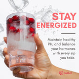 BallBuff Myo-Inositol & D-Chiro Inositol Powder in a smoothie