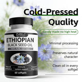 balmbare Black Seed Oil Softgels close-up of softgel