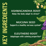 Banyan Botanicals Adrenal Nourish 90 Tablets on a wooden table