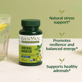 Banyan Botanicals Adrenal Nourish 90 Tablets side view