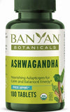 Banyan Botanicals Ashwagandha Tablets 1000mg front view