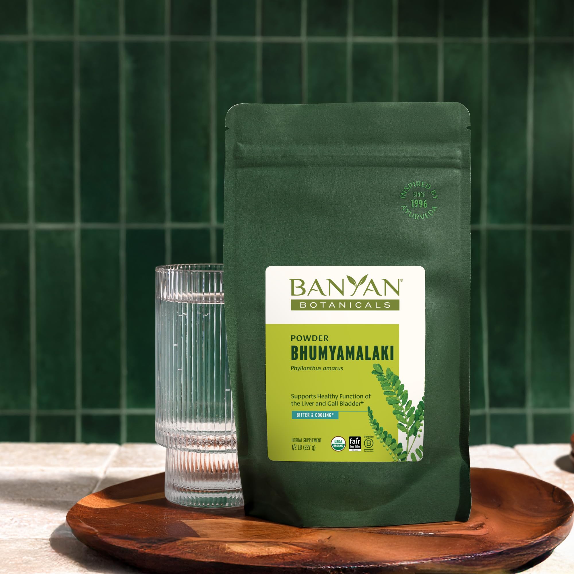 Banyan Botanicals Bhumyamalaki Powder packaging
