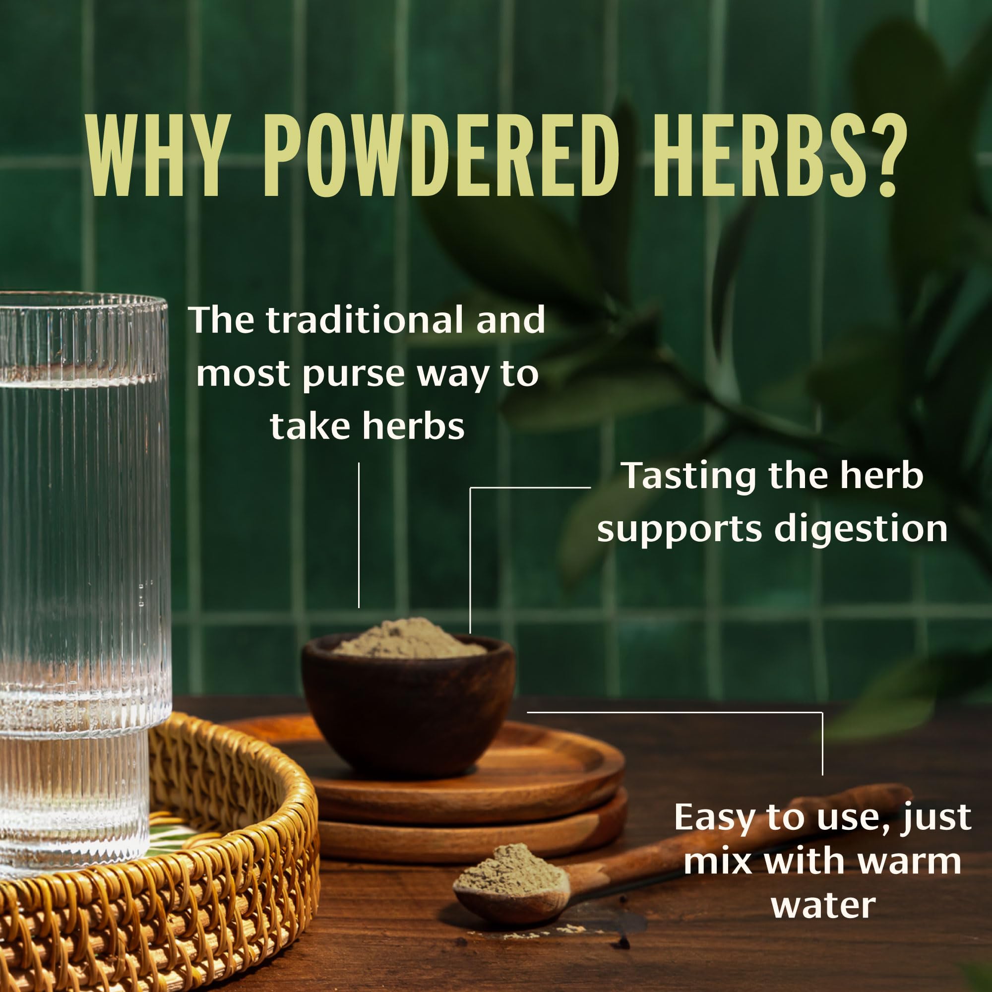 Banyan Botanicals Bilva Fruit Powder in a smoothie