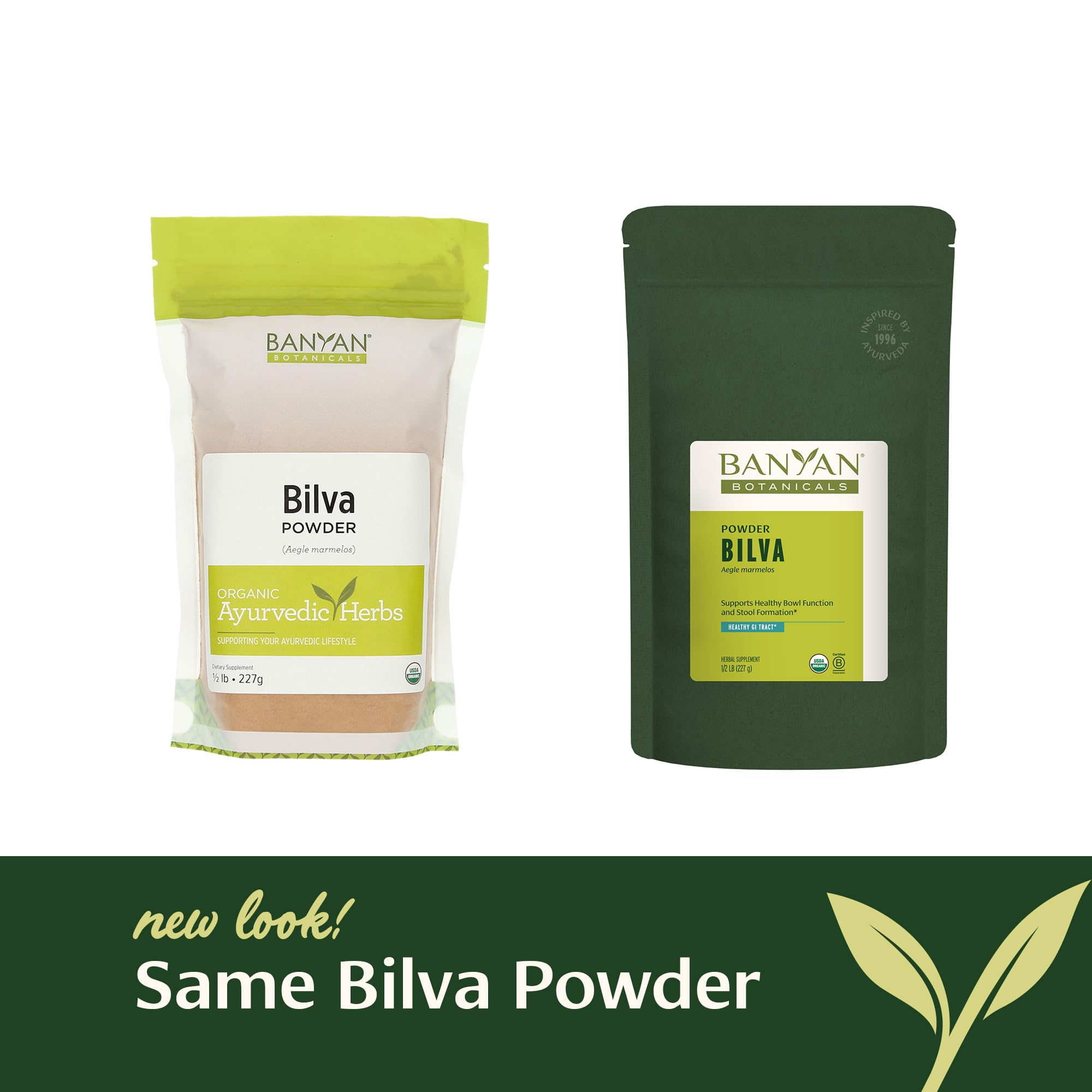 Banyan Botanicals Bilva Fruit Powder mixed with water