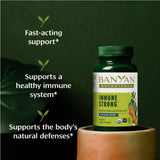 Banyan Botanicals daily wellness Strong Turmeric Supplement tablets close-up