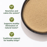 Banyan Botanicals Dashamula Powder packaging side view