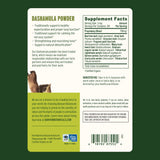 Banyan Botanicals Dashamula Powder preparation with hot water