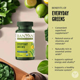 Banyan Botanicals Everyday Greens Organic Superfood Tablets packaging