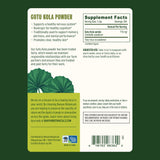 Banyan Botanicals Gotu Kola Powder in a bowl