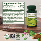Banyan Botanicals Healthy Kapha supplement side view