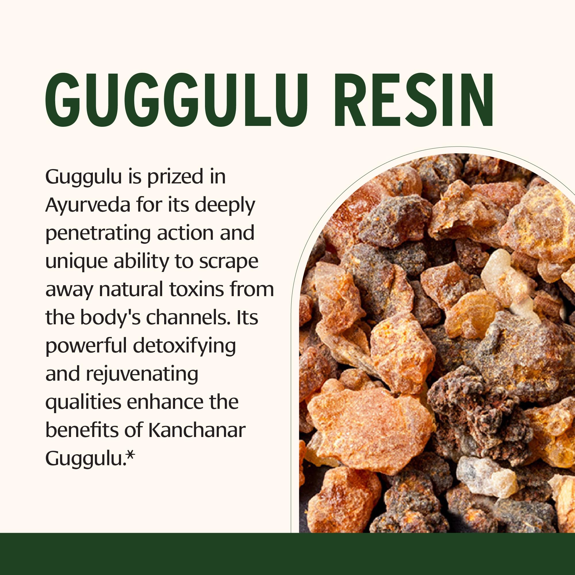 Banyan Botanicals Kanchanar Guggulu 300mg Tablets back view