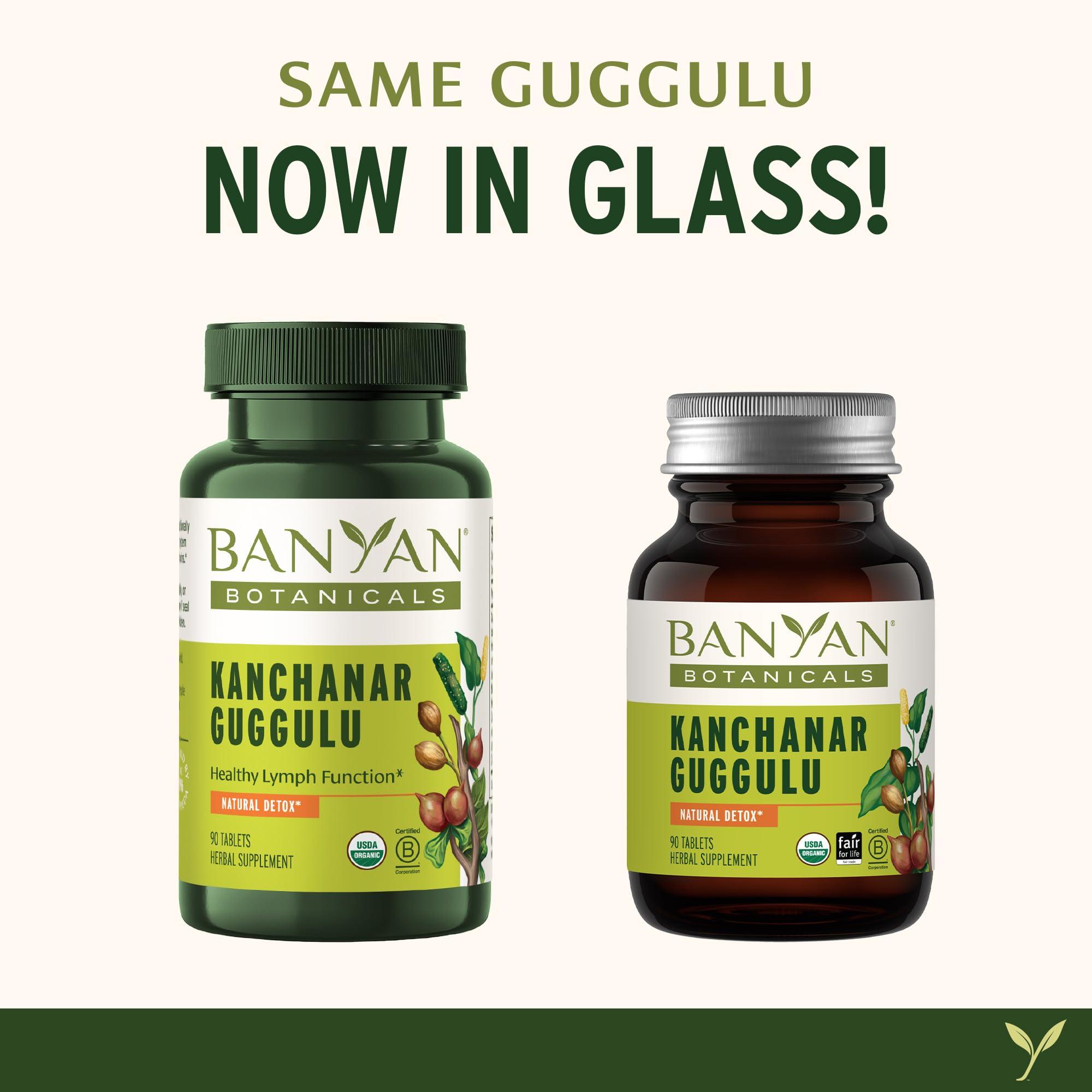 Banyan Botanicals Kanchanar Guggulu 300mg Tablets packaging