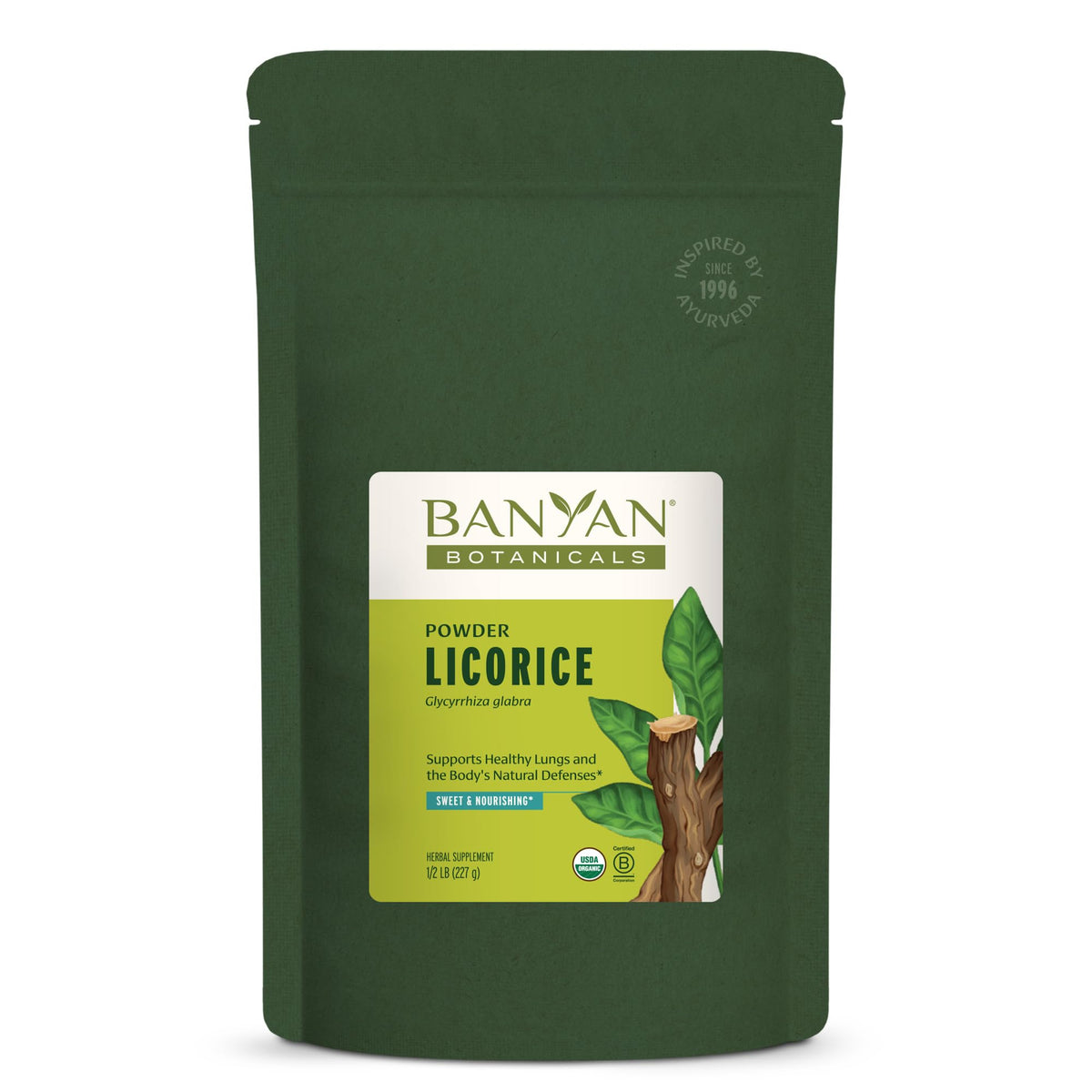 Banyan Botanicals Licorice Root Powder 227g front view