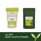 Banyan Botanicals Licorice Root Powder with measuring scoop