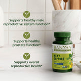Banyan Botanicals Men's Support Herbal Supplement back view