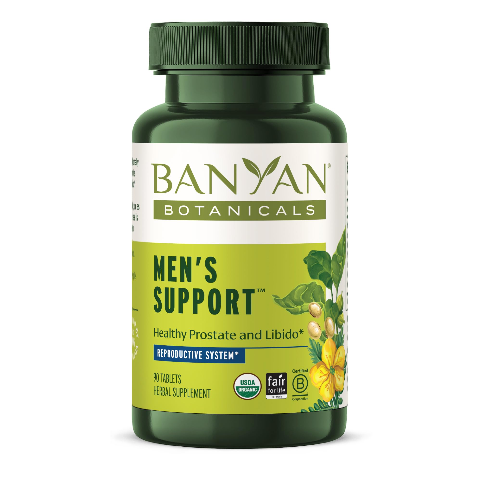 Banyan Botanicals Men's Support Herbal Supplement front view