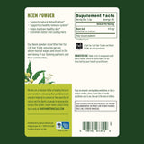 Banyan Botanicals Neem Powder 227g back view