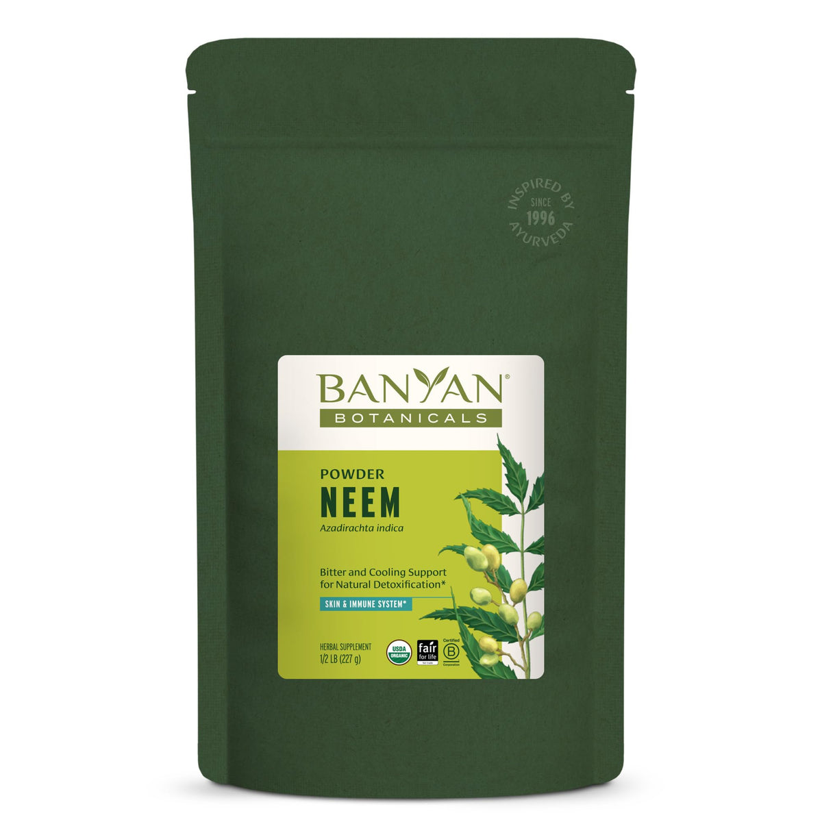 Banyan Botanicals Neem Powder 227g front view