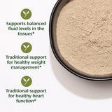 Banyan Botanicals Punarnava Powder 227g back view with ingredient details