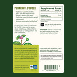 Banyan Botanicals Punarnava Powder 227g showing organic certification