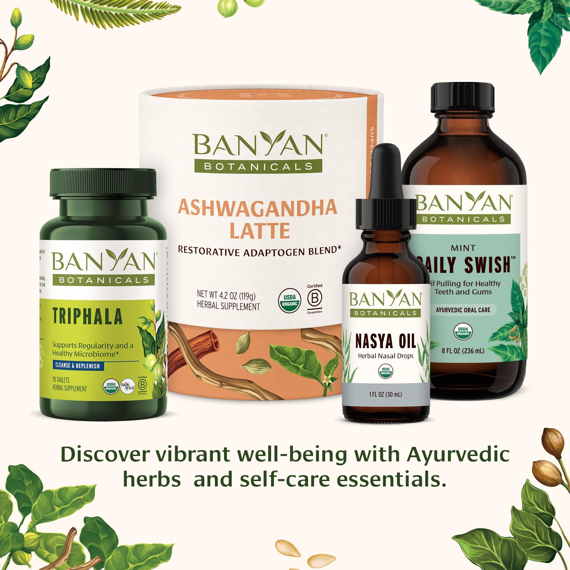 Banyan Botanicals Shankhapushpi Powder added to a smoothie