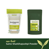 Banyan Botanicals Shankhapushpi Powder mixed in warm water