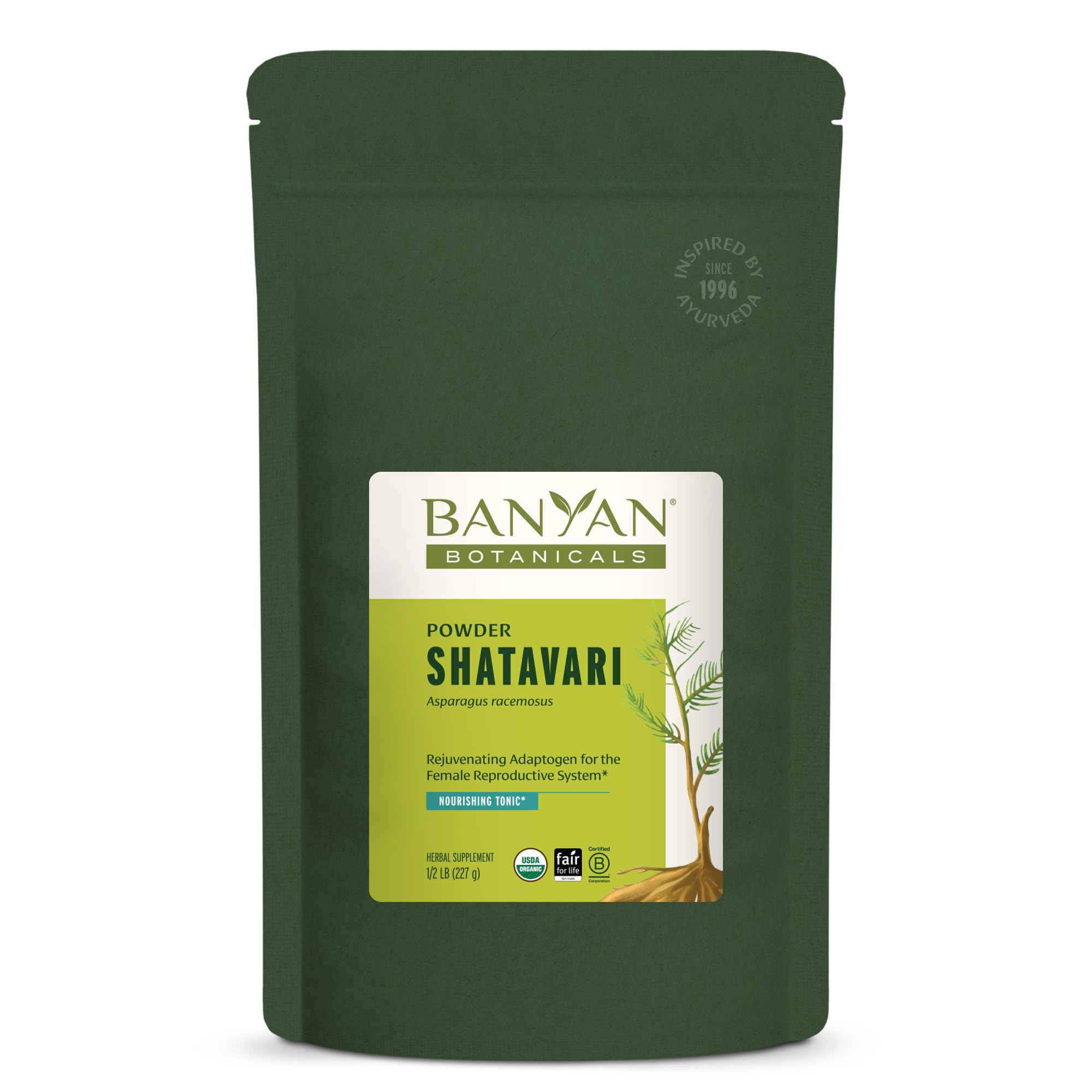 Banyan Botanicals Shatavari Powder 227g front view
