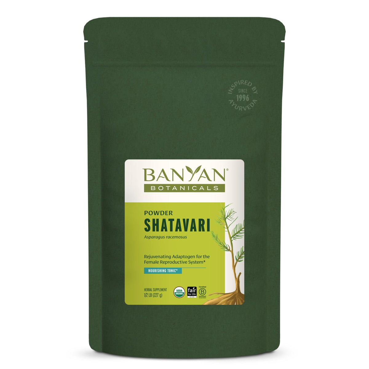 Banyan Botanicals Shatavari Powder 227g front view