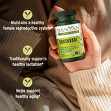 Banyan Botanicals Shatavari Powder in a bowl