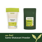 Banyan Botanicals Shatavari Powder in a bowl with a spoon