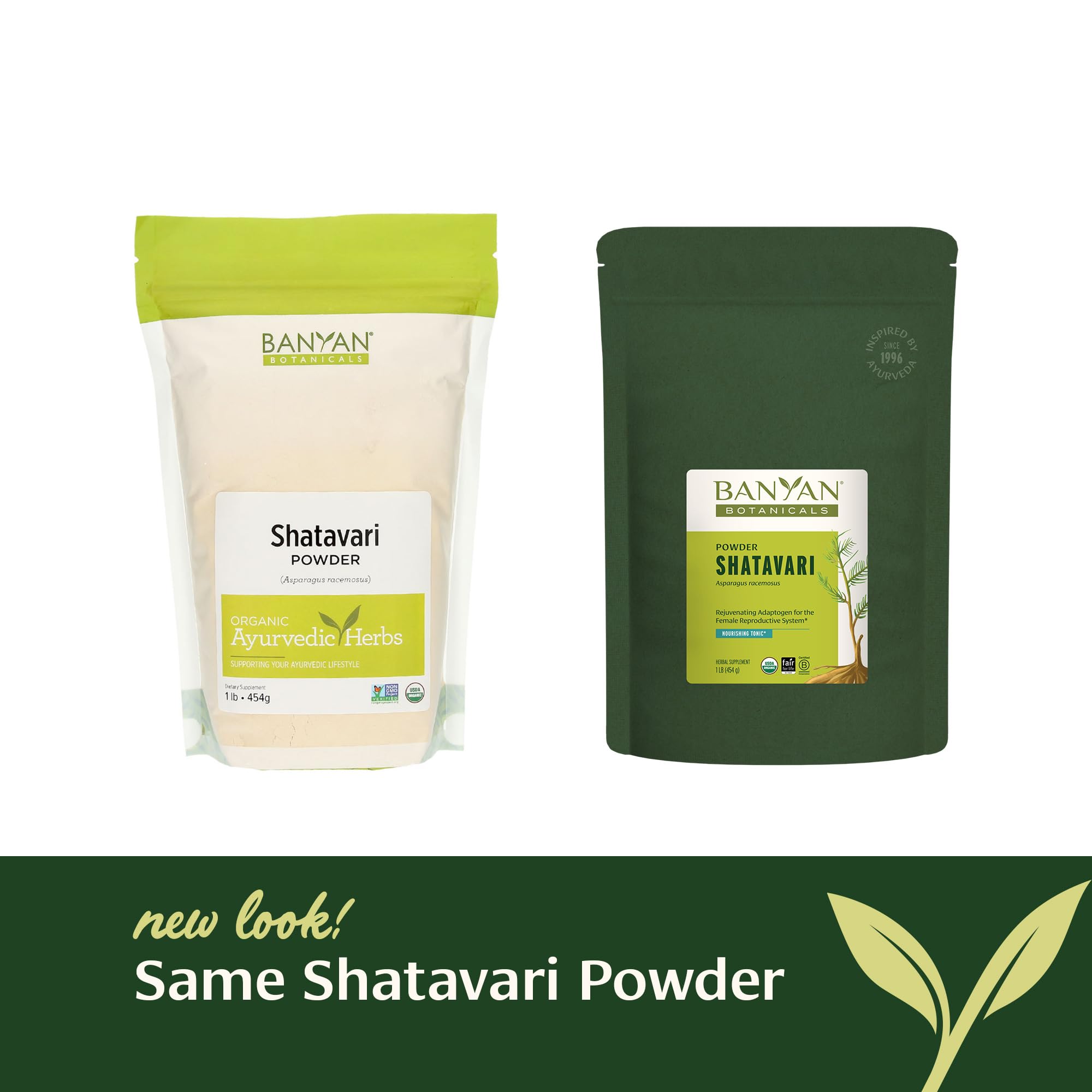 Banyan Botanicals Shatavari Root Powder close-up of powder