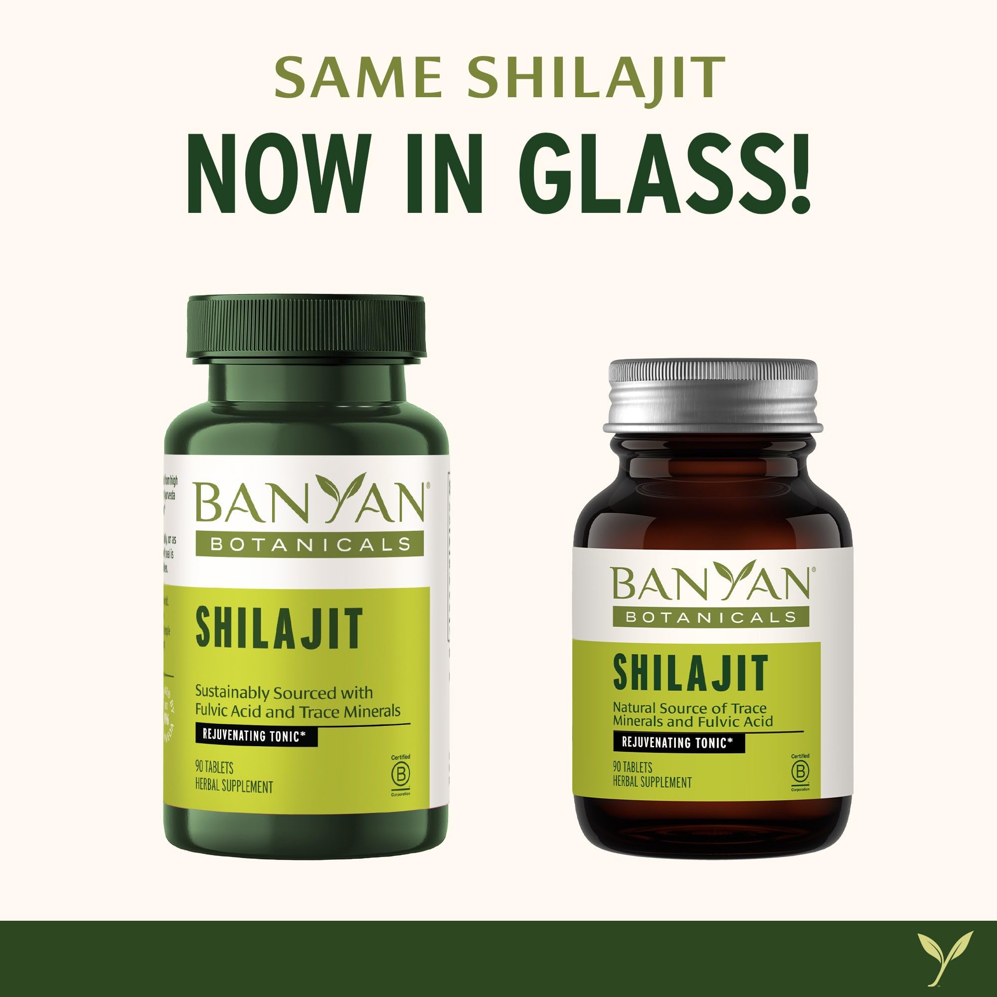 Banyan Botanicals Shilajit Resin 300mg Tablets with Triphala fruits