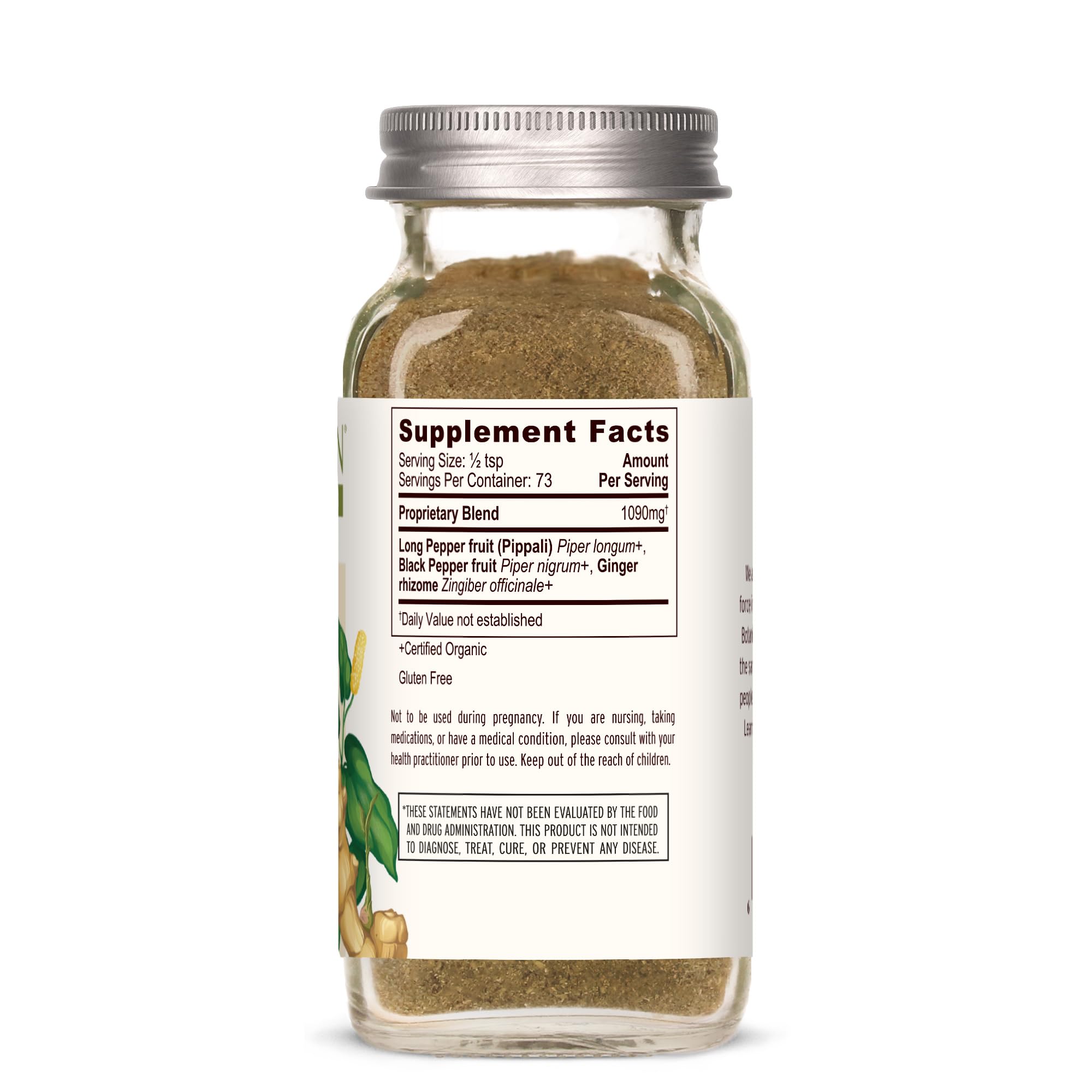 Banyan Botanicals Trikatu Powder 508g serving suggestion