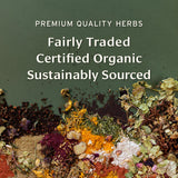 Banyan Botanicals Triphala Organic Powder with measuring spoon