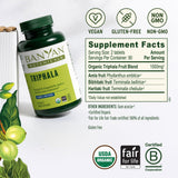 Banyan Botanicals Triphala Tablets 500mg side view