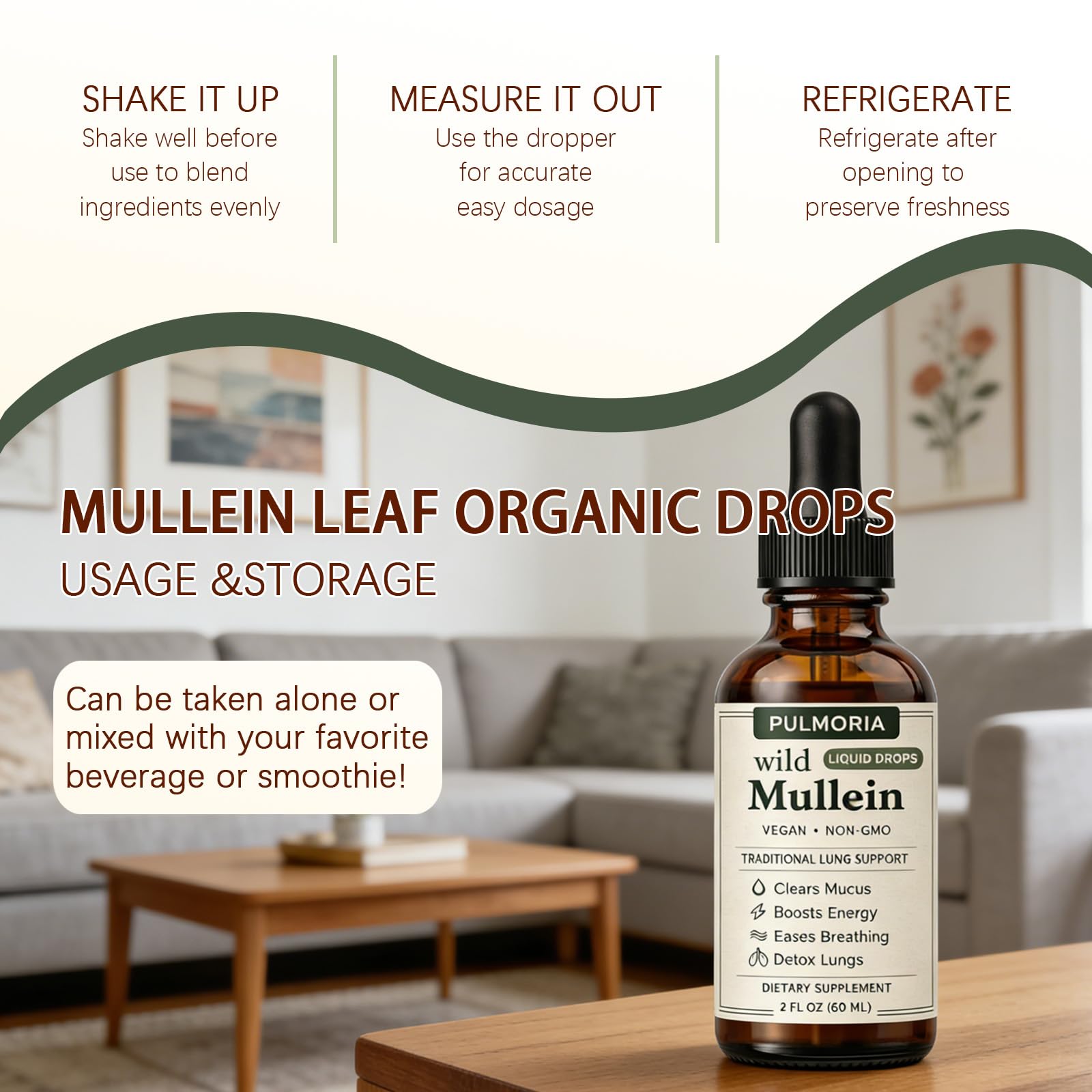 Bare Basics Mullein Liquid Drops 150g ingredients list