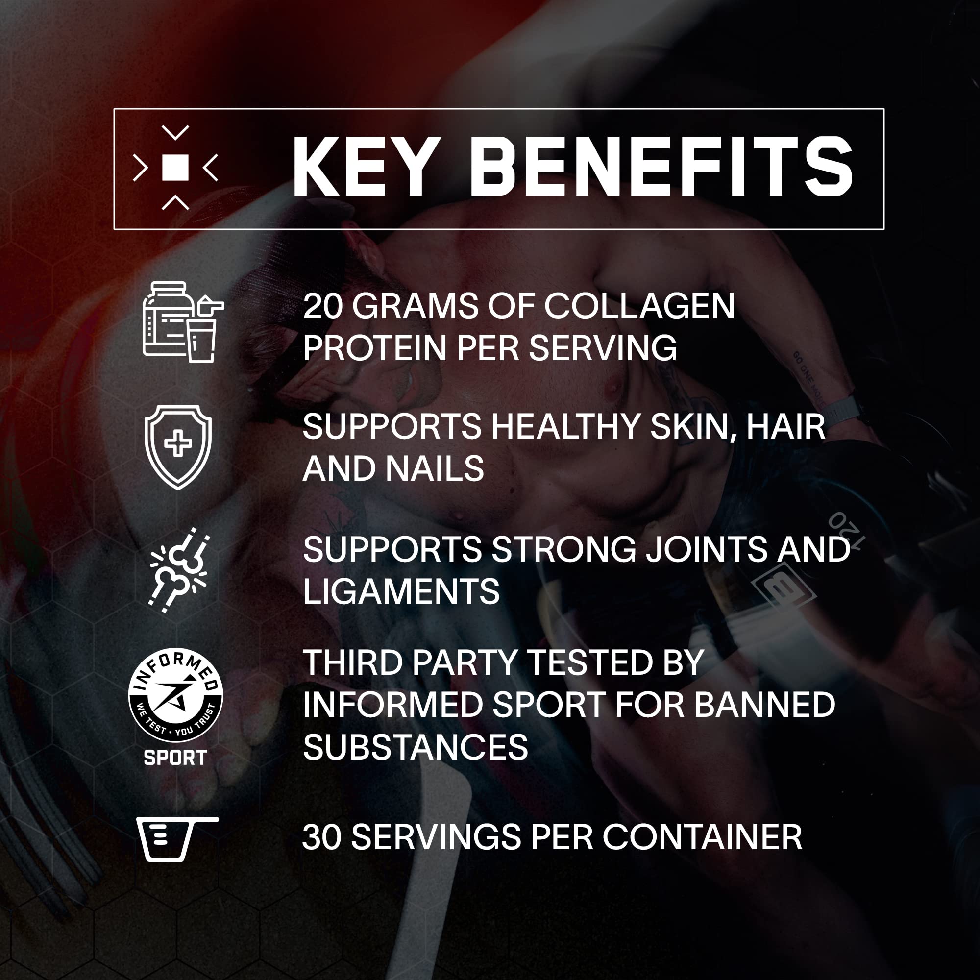 BARE PERFORMANCE NUTRITION Collagen Protein ingredients list