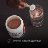 BARE PERFORMANCE NUTRITION STRONG REDS powder scoop