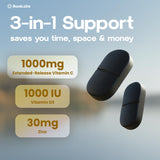 BareLabs Super C 1000mg Vitamin C capsules packaging