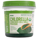 BareOrganics Chlorella Powder 254g front view