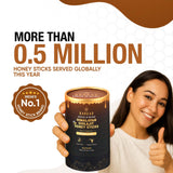 Bargad Shilajit Honey Stick being opened