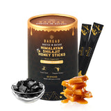 Bargad Shilajit Honey Sticks packaging front view
