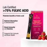 Bargad Shilajit Strawberry Honey Sticks individual stick close-up