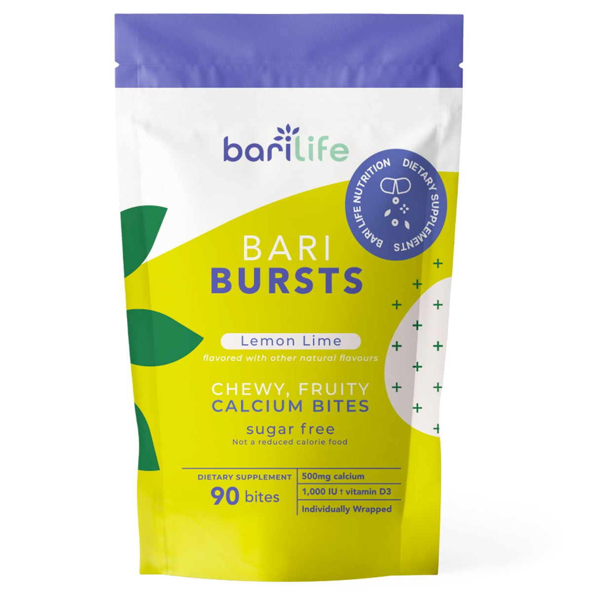 Bari Life BariBurst Calcium Bites packaging front view
