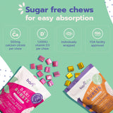 Bari Life Calcium Supplement with candy-like tablets displayed
